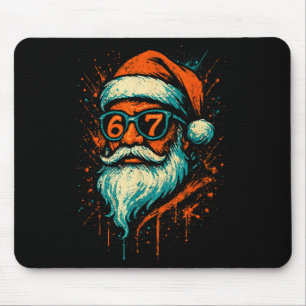 Mousepad 67 Natal Rosto do Papai Noel 6 7 Meme Seis Sete Ad