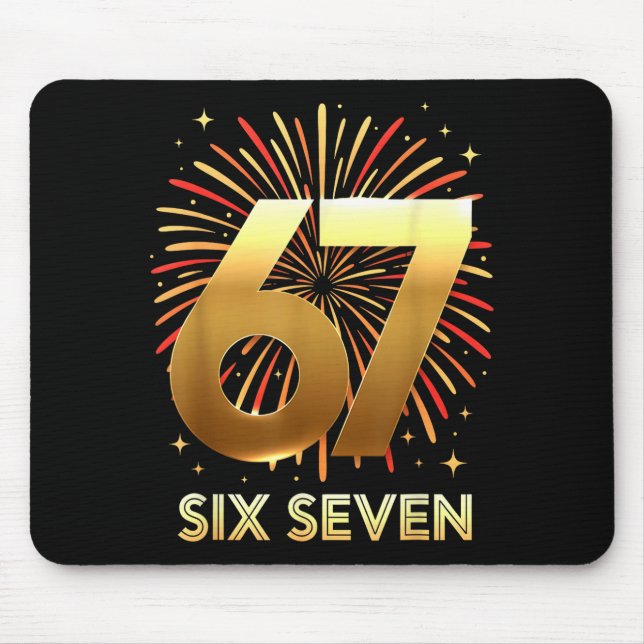 Mousepad 67 New Years Eve Party Pajama Shirt 6 7 Meme 67 20 (Frente)