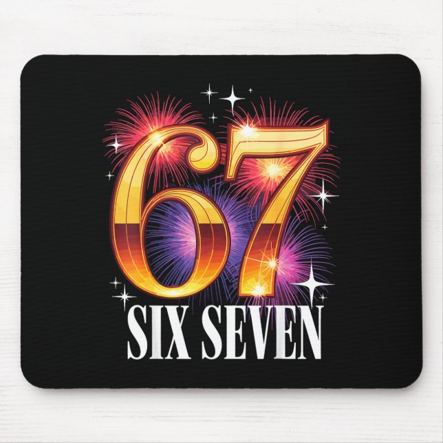 Mousepad 67 New Years Eve Party Pajama Shirt 6 7 Meme 67 20 (Frente)