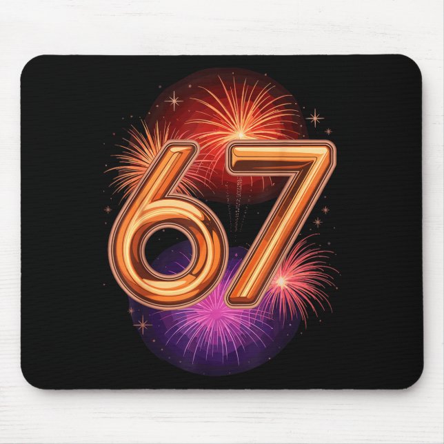 Mousepad 67 New Years Eve Party Pajama Shirt 6 7 Meme 67 20 (Frente)