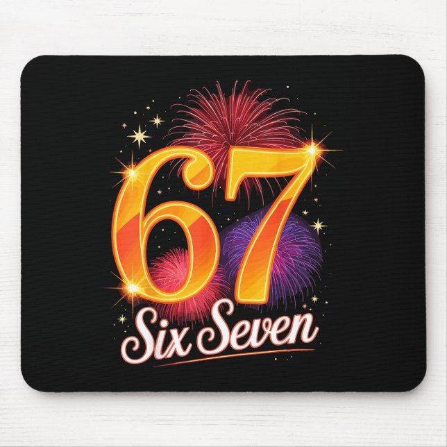 Mousepad 67 New Years Eve Party Pajama Shirt 6 7 Meme 67 20 (Frente)