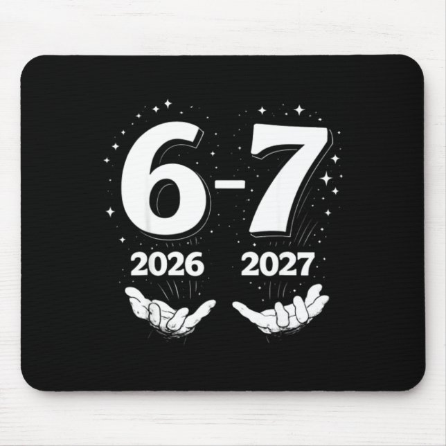 Mousepad 67 Nye 2026 Funny Boys Kids New Years Eve Party 6  (Frente)