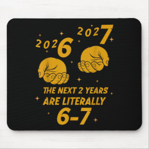 Mousepad 67 Nye 2026 Garotos Engraçados Festa de Réveillon