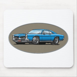 Mousepad 67 Pontiac GTO_blue