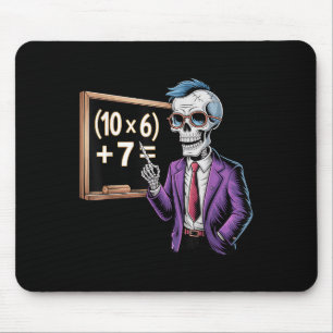 Mousepad 67 Professor de Matemática Meme Brainrot Seis Sete