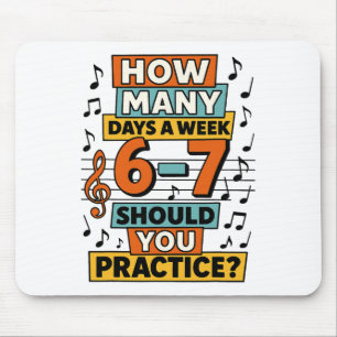 Mousepad 67 Professor de Música Meme Piada de Músico Gíria