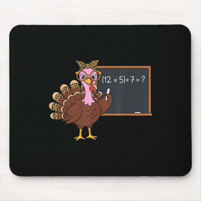 Mousepad 67 Professor Dia de Ação de Graças Peru Seis Sete  (Frente)