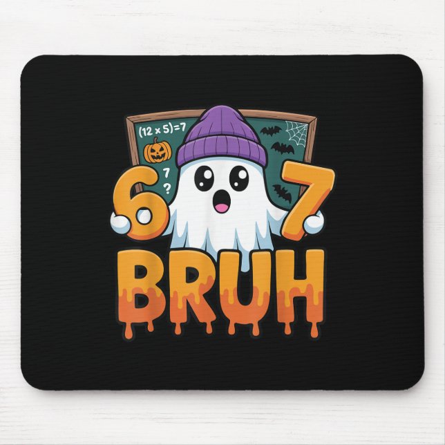 Mousepad 67 Professor Fantasma Seis Sete Meme Equação Matem (Frente)