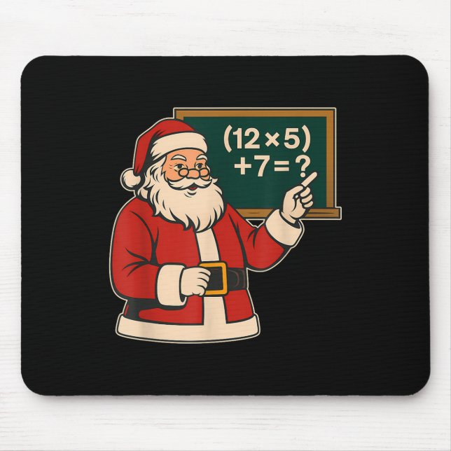 Mousepad 67 Professor Natal Papai Noel Seis Sete Meme Brain (Frente)