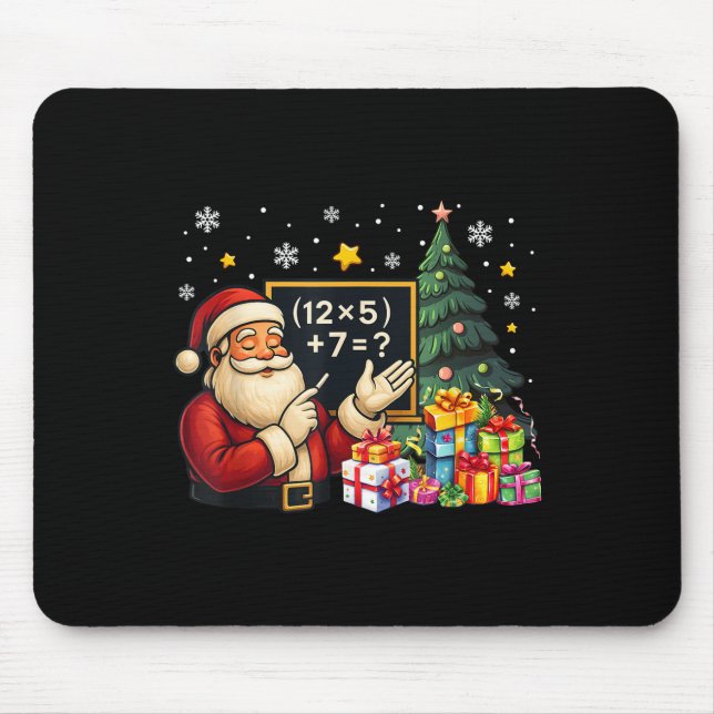 Mousepad 67 Professor Papai Noel Natal Seis Sete Meme Brain (Frente)