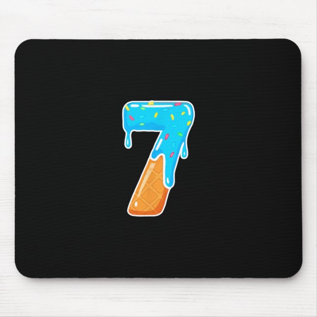 Mousepad 67 Roupa de Casal Cômico Sorvete Drip Meme 6 7  (Frente)