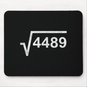 Mousepad 67 Seis Sete 6-7 Meme Raiz Quadrada 4489 Gíria Mat