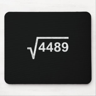 Mousepad 67 Seis Sete 6-7 Meme Raiz Quadrada 4489 Gíria Mat
