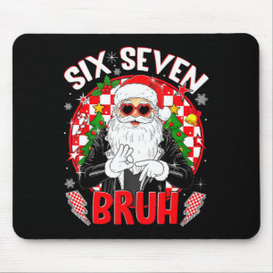 Mousepad 67 Seis Sete Burh Natal Divertido 6 7 Meme Homens 