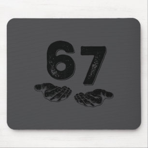 Mousepad 67 Seis Sete Engraçado 6 7 Meme Geração Alfa Gíria