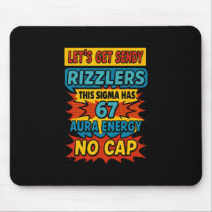 Mousepad 67 Seis Sete Enviar Design Meme Engraçado 6 7 Sigm