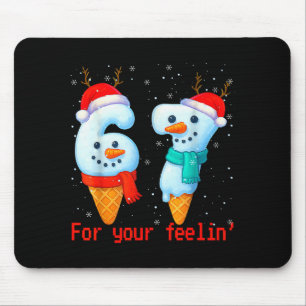 Mousepad 67 Seis Sete Para o Seu Sentimento Meme Natal Cria