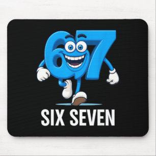 Mousepad 67 Seis Sete Piada Italiana Brainrot Crianças Jogo