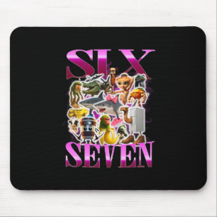 Mousepad 67 Six Seven Aniversário Meme Viral Italian Brainr