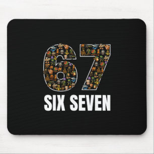 Mousepad 67 Six Seven Rotação Cerebral Italiana Geração Alp