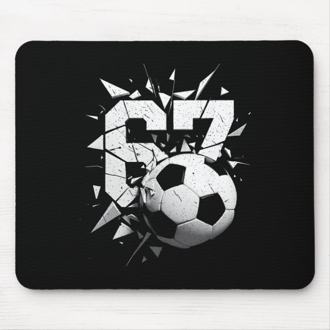 Mousepad 67 Six Seven Soccer Gen Alpha Brainrot Meme  (Frente)
