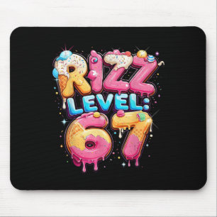 Mousepad 67 Sorvete Drip Meme Legal Seis Sete Geração Alpha