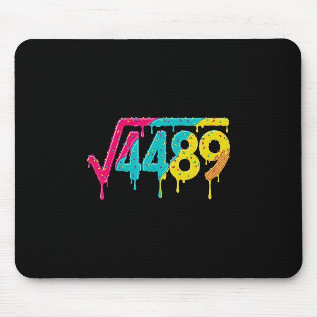 Mousepad 67 Sorvete Drip Meme Raiz Quadrada 4489 Gíria Prof (Frente)