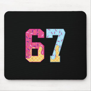 Mousepad 67 Sorvete Drip Meme Six Seven Gíria Gen Alpha 1
