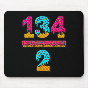 Mousepad 67 Sorvete Gotejante Meme Divisão Professor de Mat