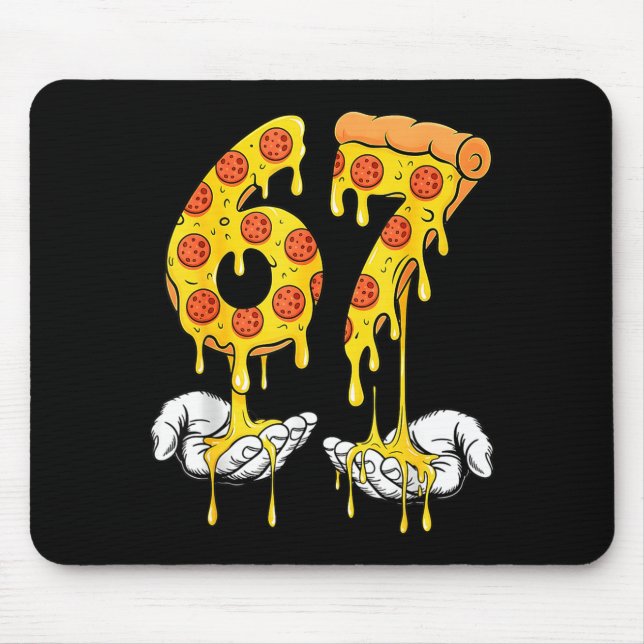 Mousepad 67 Zza Meme Divertido Amante Zza  (Frente)