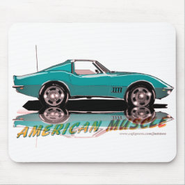 Mousepad 68 Stingray Teal