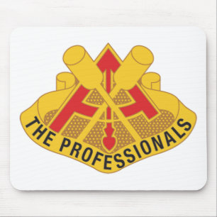 Mousepad 69th USAFAD as insígnias dos profissionais