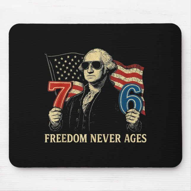 Mousepad 6-7 7-6 George Washington Projeto Liberdade Para P (Frente)