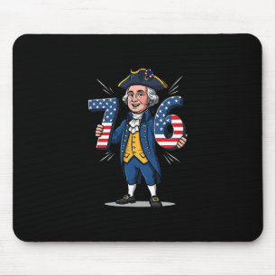 Mousepad 6-7 7-6 George Washington Seis Sete General Alpha
