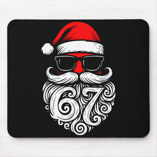 Mousepad 6 7 Christmas 67 Santa Six Seven Christmas Boys Te (Frente)