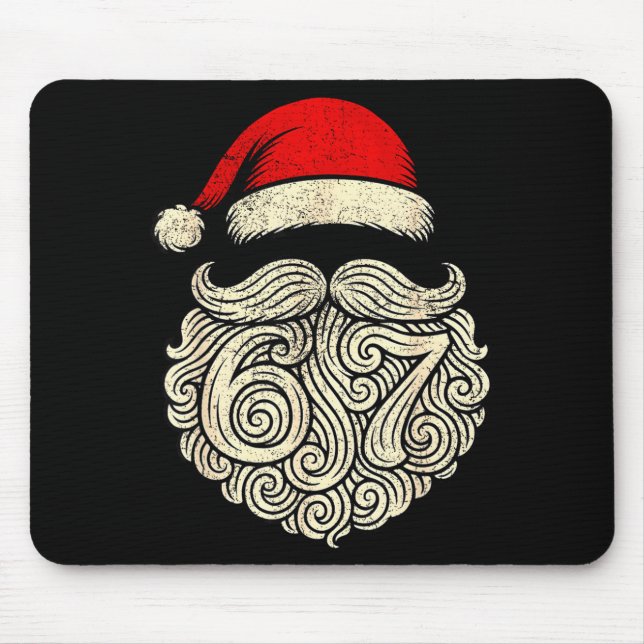 Mousepad 6 7 Christmas 67 Santa Six Seven Christmas Boys Te (Frente)