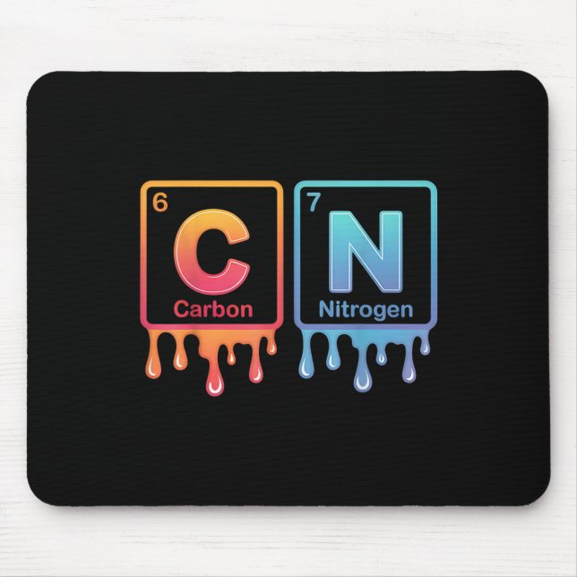 Mousepad 6 7 Ciência Engraçada Professor de Química Tabela  (Frente)