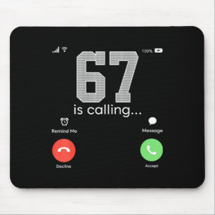 Mousepad 6 7 Crianças Meme Seis Sete Juventude Divertido 6 