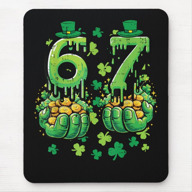 Mousepad 6 7 Dia de São Patrício (Frente)