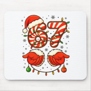 Mousepad 6-7 Esquadrão de Natal Divertido 67 Seis Sete Meme