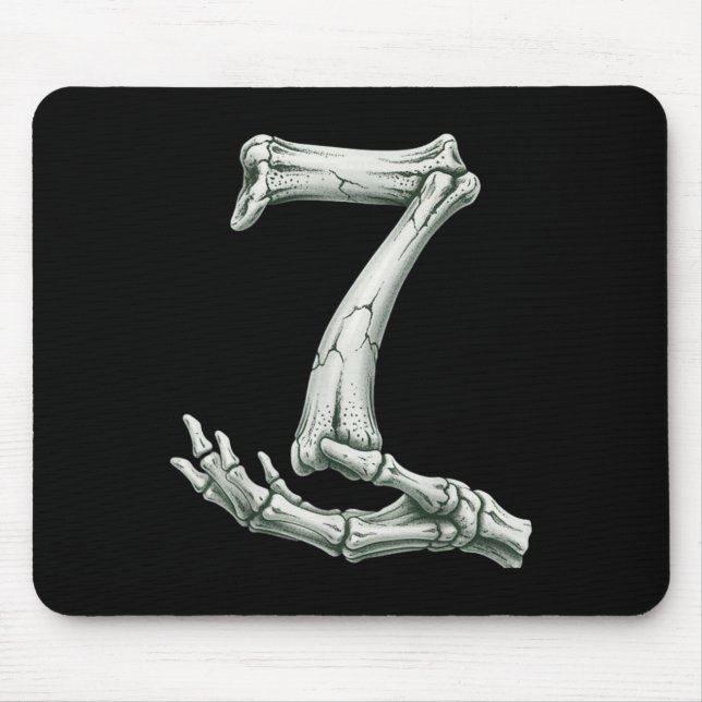Mousepad 6 7 Esqueleto de Halloween Divertido 67 Meme Gen A (Frente)