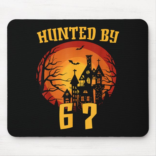 Mousepad 6 7 halloween 67 meme seis sete assombrados gen al (Frente)