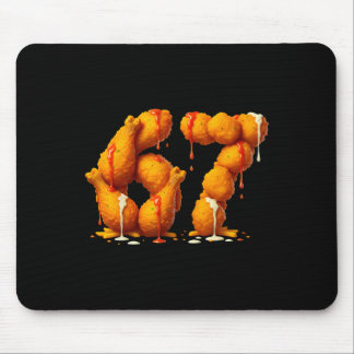 Mousepad 6 7 Meme Frango Frito 67 Pijamas Crianças Seis Set