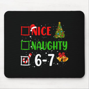 Mousepad 6-7 Meme Legal Travesso 67 Natal Divertido Xmas Cr
