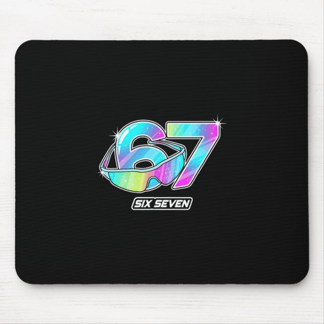 Mousepad 6 7 Memórias 6 Sete Pulmões Gen Alpha Engraçado De (Frente)