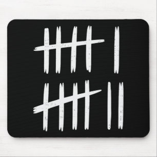 Mousepad 6 7 Número 67 Seis Sete Marcas de Contagem Meme Ho