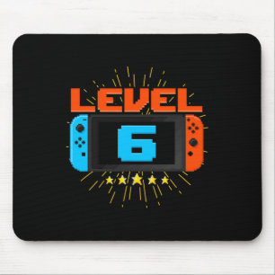 Mousepad 6 Birthday Boy Level 6 Unlocked Video Game 6 Yea