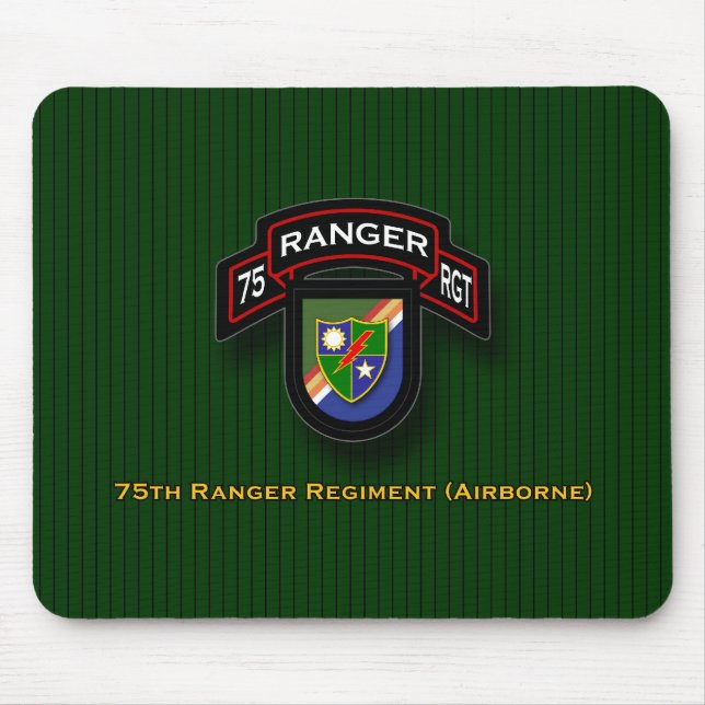 Mousepad 75th Regimento de guarda florestal - transportado (Frente)