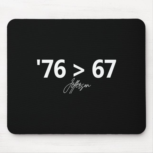 Mousepad 76 67 Evidente Faça História Divertida Original  (Frente)