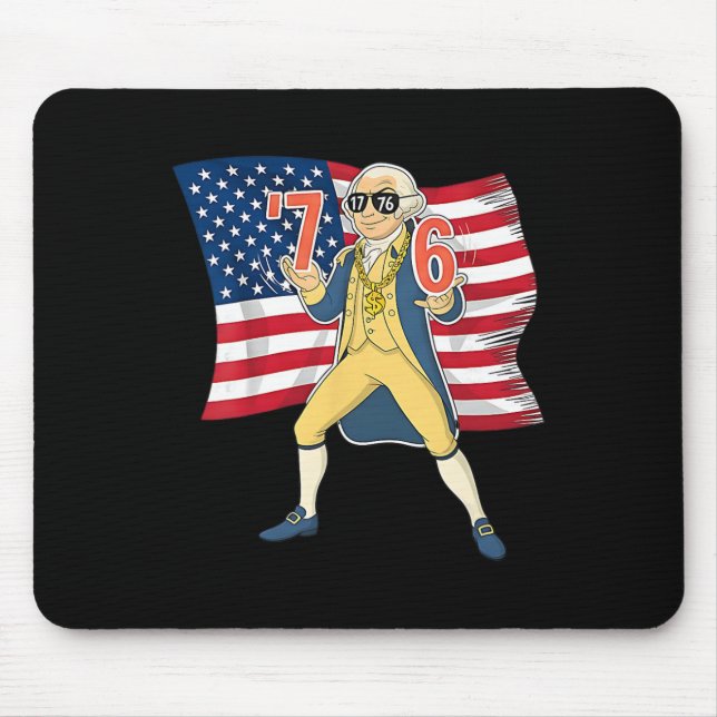Mousepad 76 Maior Que 67 Meme Engraçado Thomas Jefferson EU (Frente)